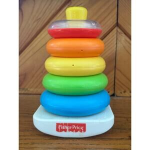 Fisher Price Rock A Stack Rings Baby Toy Classic Stacking Toy